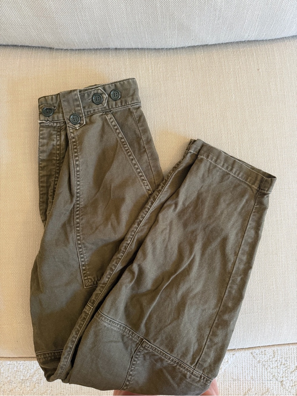 Agolde Cargo Pants in Olive